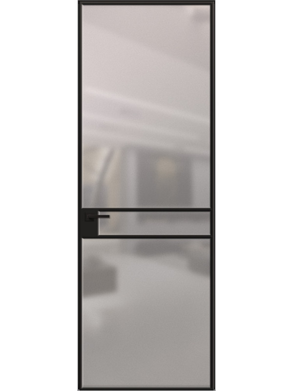 Стеклянная дверь алюминий AL 40x2000