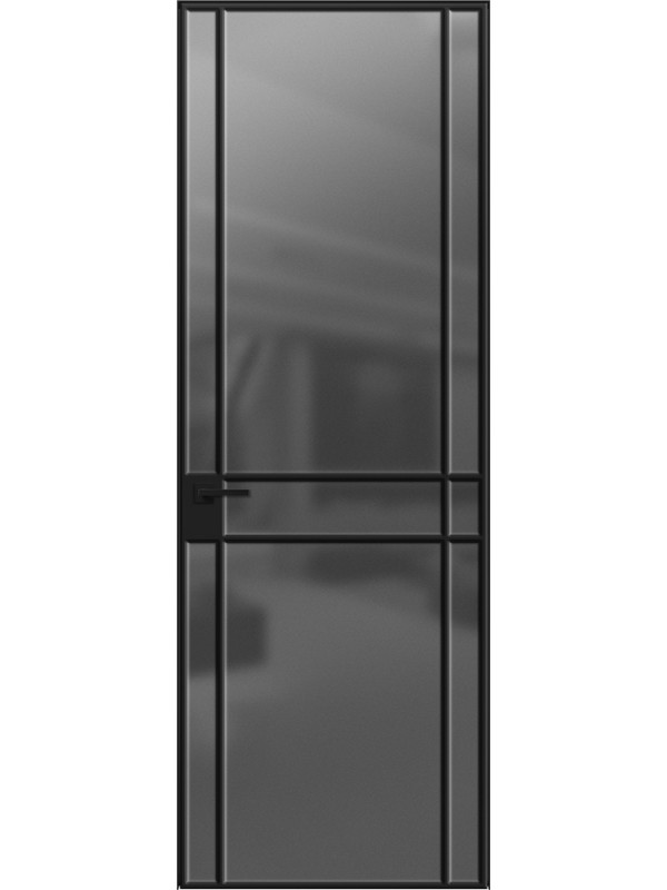 Стеклянная дверь алюминий AL 40x2000 LOFT 6